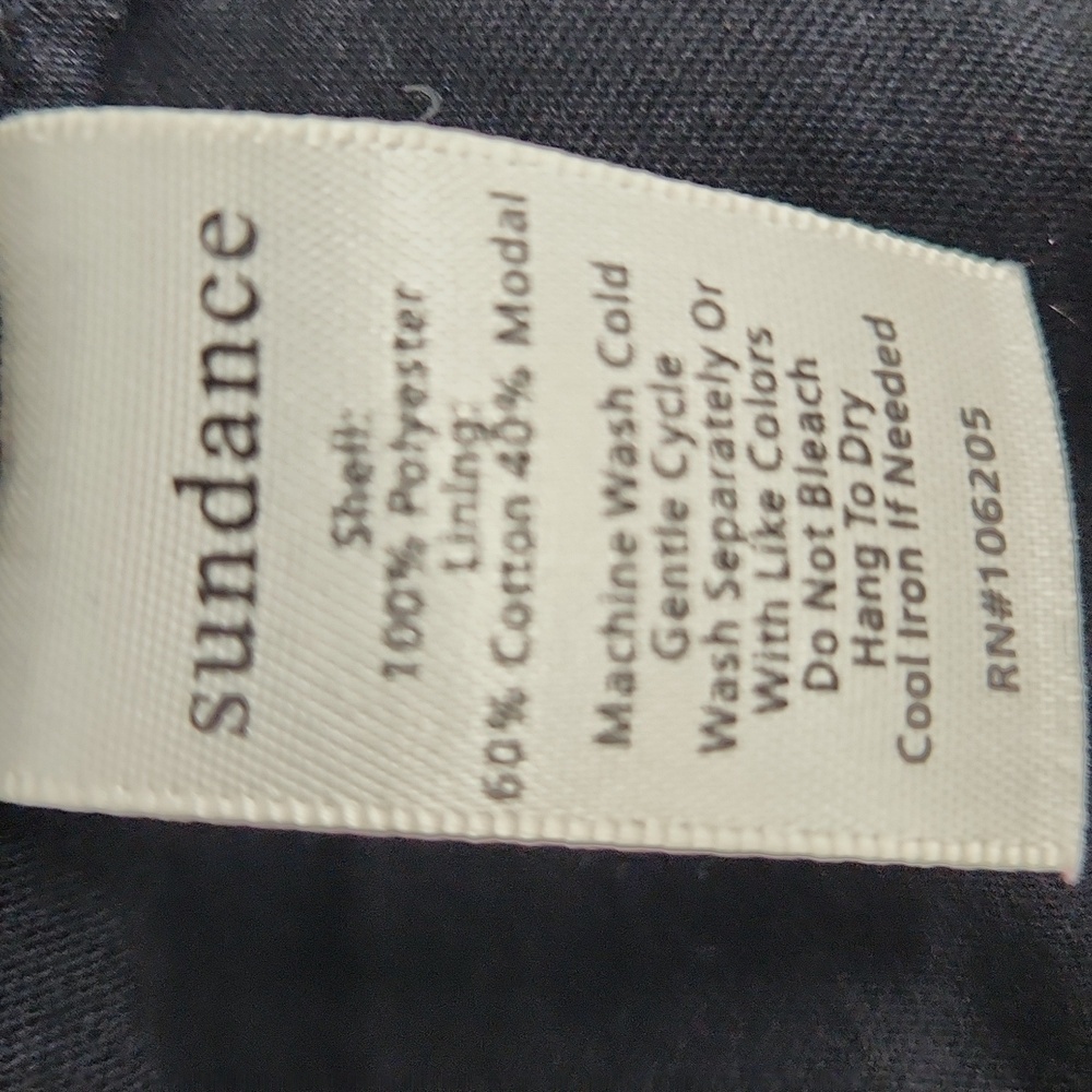 Sundance Bella Grace floral velvet lined top. - Picture 7 of 7